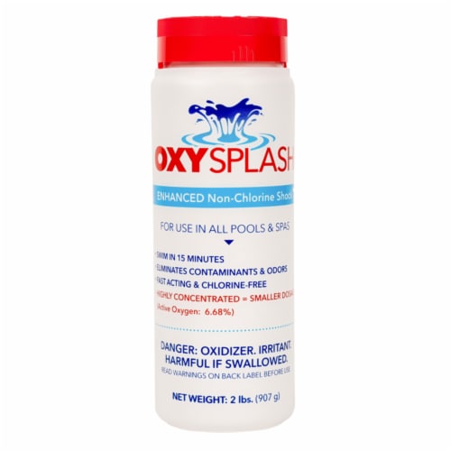 API OXSP2 Oxy Splash Swimming Pool Water Treatment Blend, 2 Pounds (3 Pack) Perspective: back