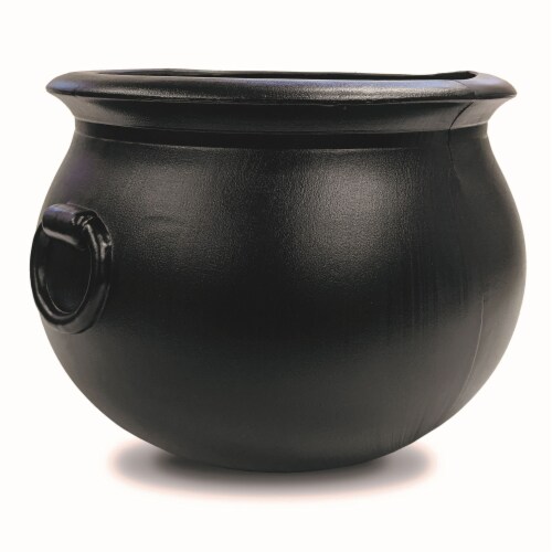 Union Products 55160 16 Inch Witch Cauldron Halloween Decoration, Black (2 Pack) Perspective: back