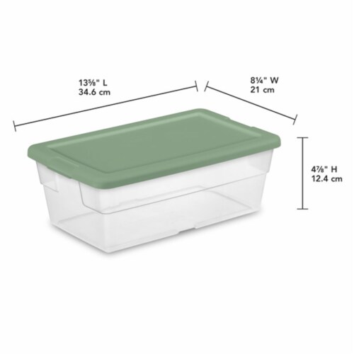 Sterilite 16 Qt Clear Plastic Stacking Storage Drawer Container Box, (12  Pack), 12pk - Ralphs