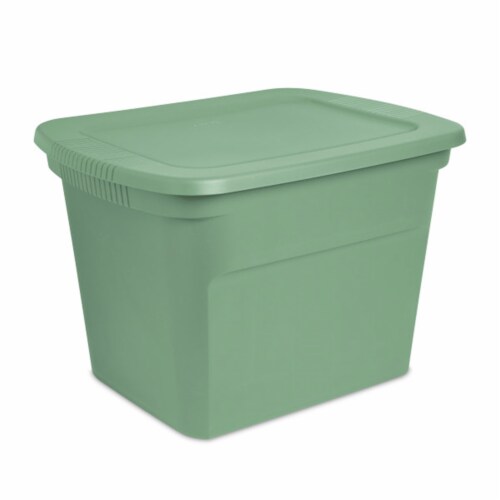 Sterilite 56 Qt Plastic Stackable Storage Container Tote, Crisp Green, 16  Pack, 1 Piece - Fred Meyer