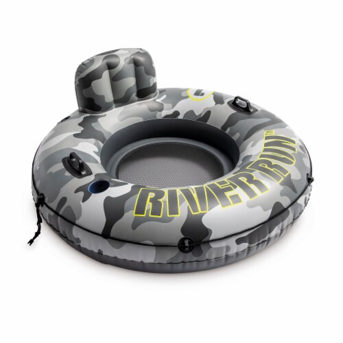 Intex River Run I Camo Inflatable Floating Tube Raft with Cup Holders (2  Pack), 1 Piece - Gerbes Super Markets