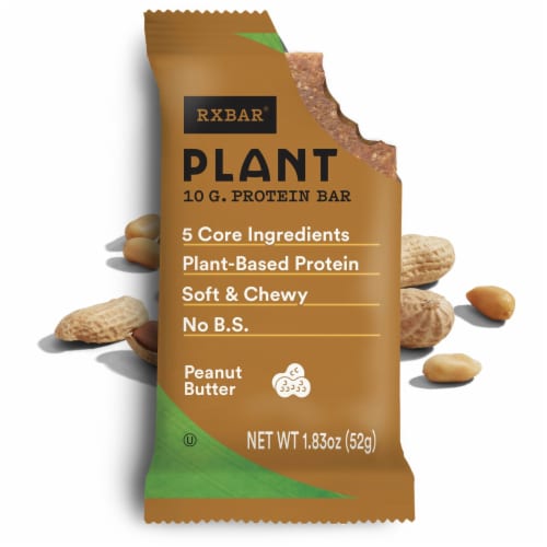 RXBAR® Peanut Butter Plant Protein Bar Perspective: back