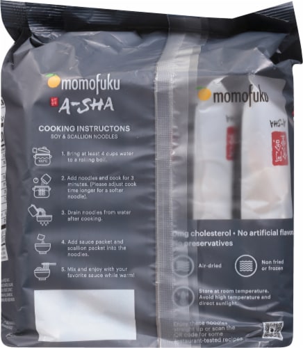 Momofuku Soy & Scallion Noodles Perspective: back