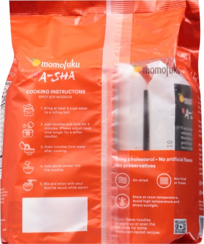 Momofuku Spicy Soy Noodles Perspective: back