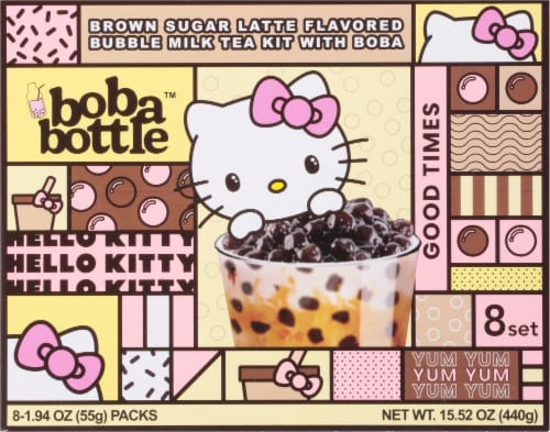 A-Sha Brown Sugar Latte Bubble Milk Tea Kit Perspective: back