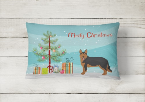 Carolines Treasures  CK3874PW1216 Shollie #2 Christmas Tree Canvas Fabric Decora Perspective: back