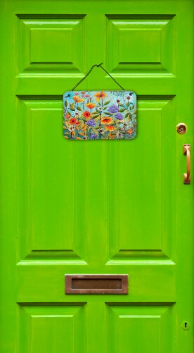 Carolines Treasures  PPD3016DS812 Fresh Air Flowers Wall or Door Hanging Prints Perspective: back