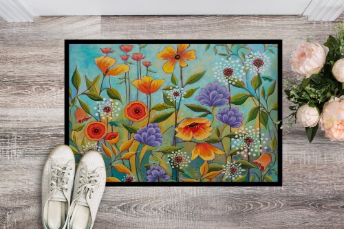 Carolines Treasures PPD3016JMAT Fresh Air Flowers Doormat 24x36 Perspective: back