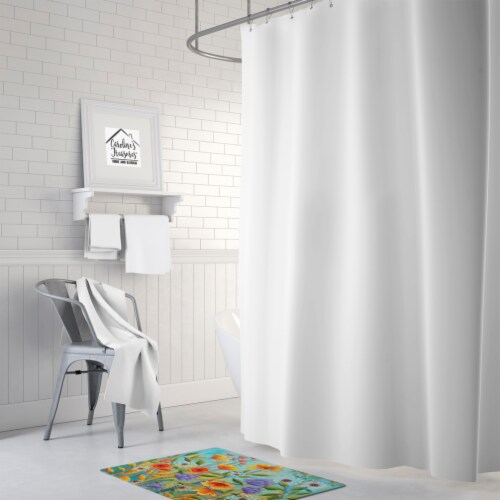 Carolines Treasures PPD3016RUG Fresh Air Flowers Machine Washable Memory Foam M Perspective: back