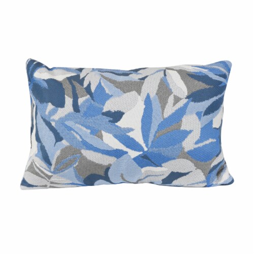 Astella Pacifica Dewey Lumbar Throw Pillow - Blue Perspective: back