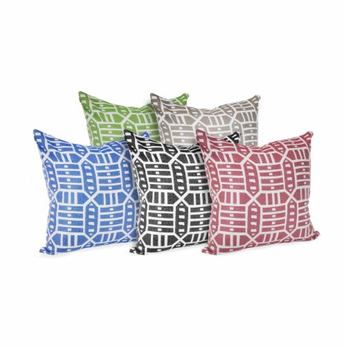 Pacifica Roland Hemp Accent Throw Pillow by Astella Perspective: back