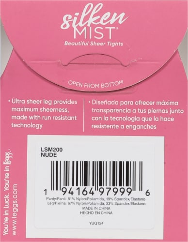 L'EGGS® Ultra Sheer Run Resist Control Top Sheer Toe - Nude Perspective: back