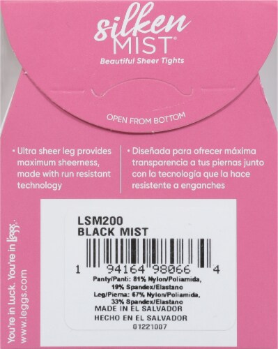 L'EGGS® Ultra Sheer Run Resist Control Top Sheer Tights Perspective: back
