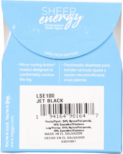 L'eggs Sheer Energy Medium Support Sheer Pantyhose - Nude Perspective: back