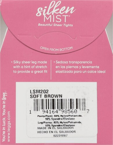 L'eggs® Silken Mist® Silky Sheer Cool Comfort Control Top Sheer Toe Perspective: back