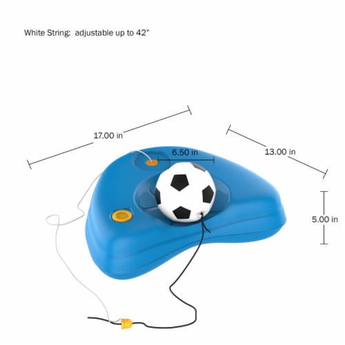 Soccer Rebounder-Reflex Training Set with Fillable Weighted Base, and Ball with Adjustable Perspective: back