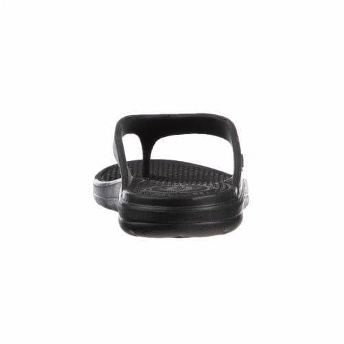 Totes® Women's Sol Bounce Ara Thong Sandals - Black Perspective: back