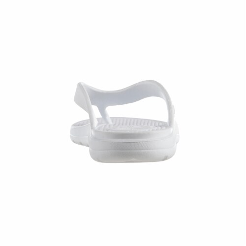 Totes® Women's Sol Bounce Ara Thong Sandals - White Perspective: back
