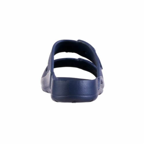 Totes Womens Sol Bounce 2-Strap Sandals - Navy Blue Perspective: back