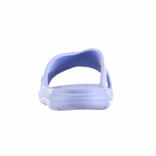 Totes Womens Ara Cross Slide Sandals - Purple Perspective: back