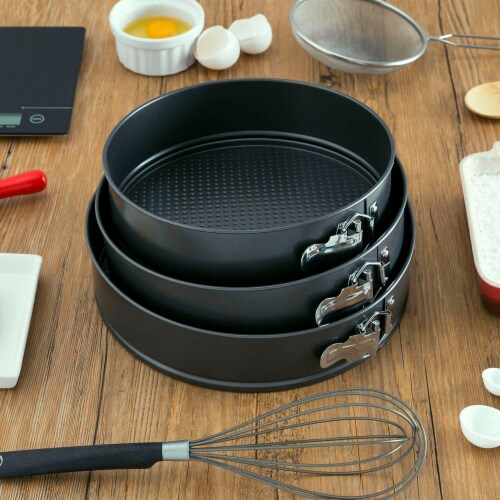 Home Basics 3 Piece Spring Form Pans Perspective: back