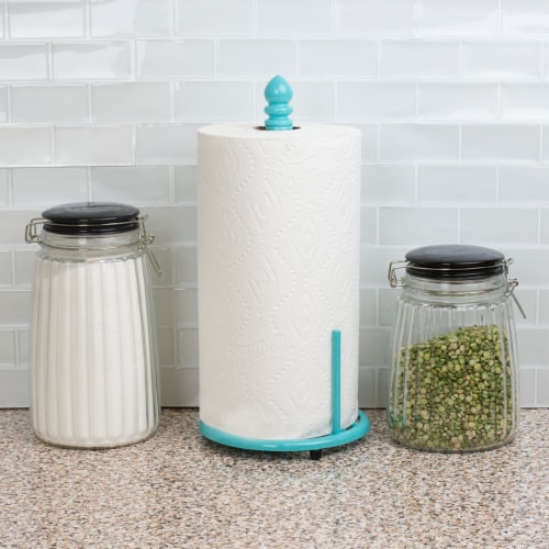 Turquoise paper towel holder online