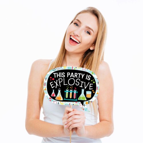 Big Dot of Happiness Funny Scientist Lab Mad Science Photo Booth
