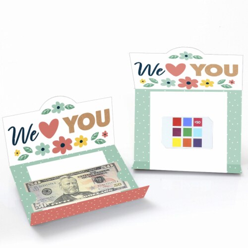 Big Dot of Happiness Grandma, Happy Mother's Day - Grandmother Money & Gift Card Holders 8 Ct Perspective: back