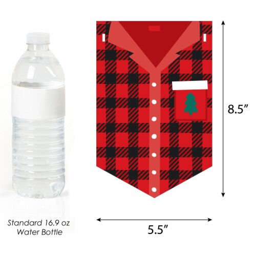 Big Dot of Happiness Christmas Pajamas Party Bunting Banner Decoration Christmas Pajama Party Perspective: back