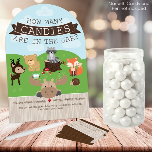 Baby shower guessing game jar hotsell