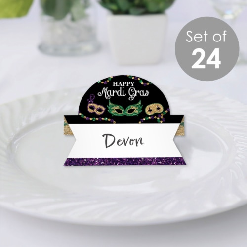 mardi gras place settings