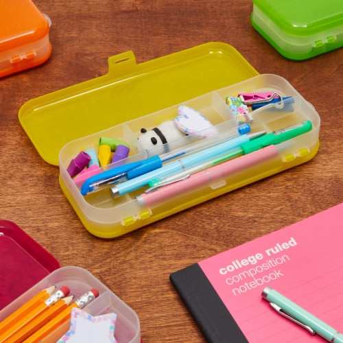 Kids plastic store pencil case