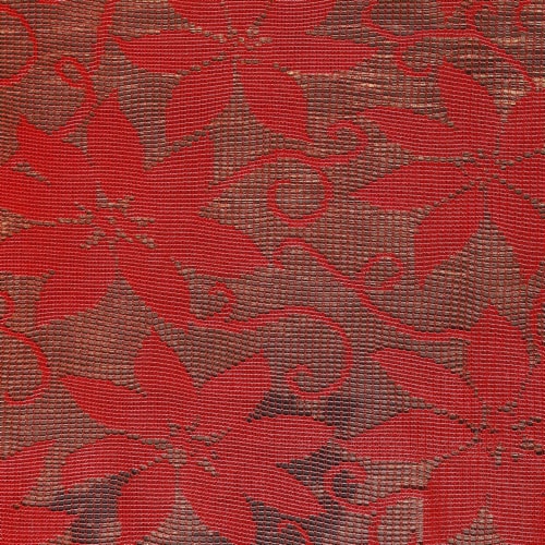 Lace Rectangular Table Cloth Cover Tablecloth for Christmas, 60 x 80 inches, Red Perspective: back