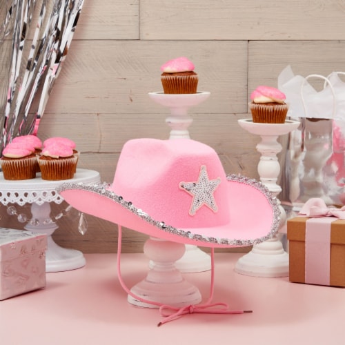 Pink Cowboy Hats for Girls Costumes Western Birthday Party
