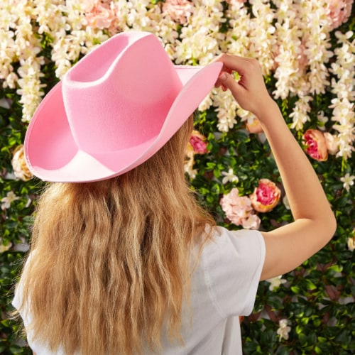 Western Felt Cowboy Hat for Women and Men Costume Pink Adult Size PACK Fred Meyer