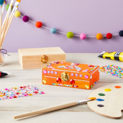 Wooden craft shop boxes to paint