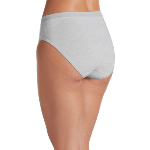 Jockey® Cotton Stretch Hipster Women's Underwear - Gray Perspective: back