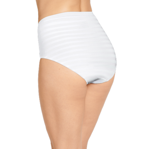 Jockey Matte & Shine Seamfree Full Rise Brief Underwear Perspective: back