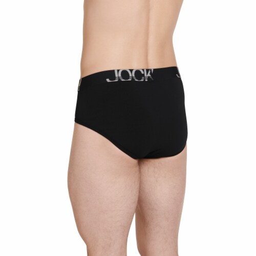 Jockey Mens Briefs - Black Perspective: back