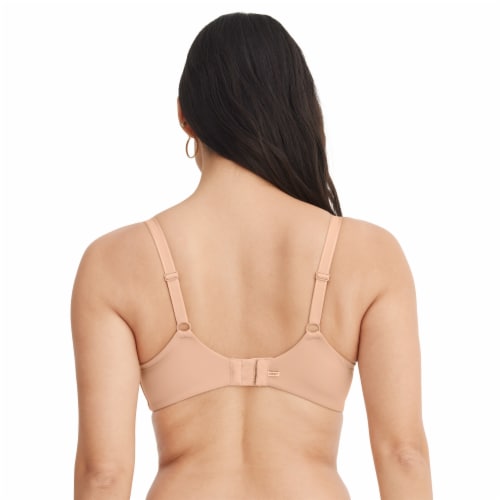 Jockey Smooth & Sleek Microfiber Full Coverage Wirefree T-Shirt Bra Perspective: back