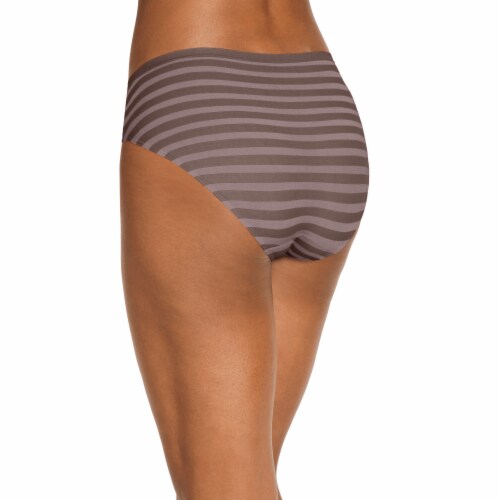 Jockey® Matte & Shine Seamfree® Hi Cut Perspective: back