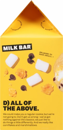 Milk Bar® Cornflake Chocolate Chip Marshmallow Cookies Perspective: back