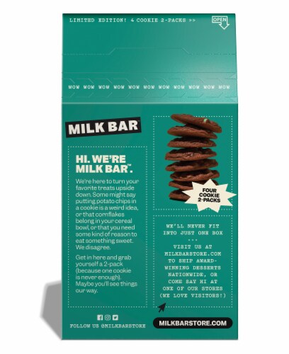 Milk Bar™ Cocoa Mint Chip Cookies Perspective: back