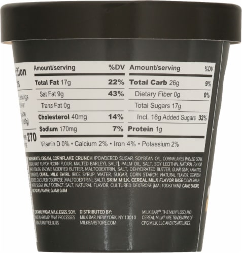 Milk Bar Cereal Milk® Ice Cream Perspective: back