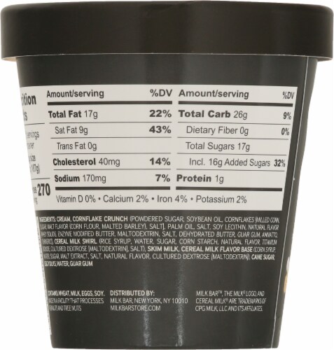 Milk Bar Cereal Milk® Ice Cream Perspective: back