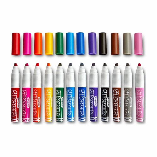 Crayola Washable Markers, Assorted Colors - 12 markers