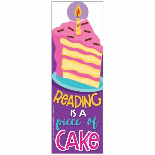 Eureka Cake Scented Bookmarks Assorted 24 Per Pack 3 Packs (EU-834034-3) Perspective: back