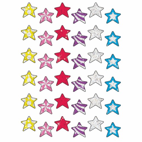 Trend Enterprises TREND Star Brights Sparkle Stickers 72/Pack 12 Packs  (T-6304-12), 1 - City Market