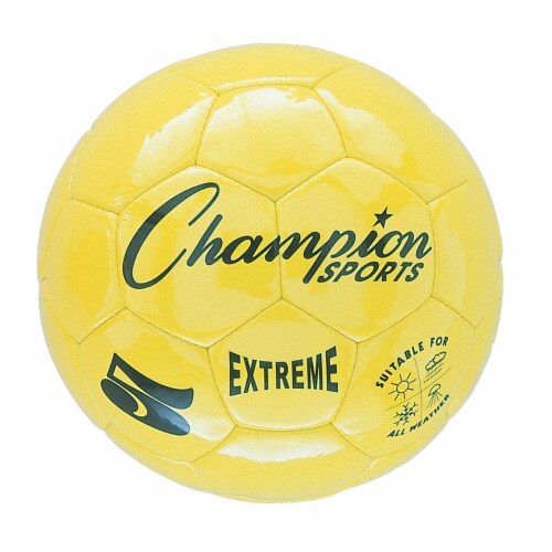 Champion Sports Extreme Soccer Ball Size 5 Yellow Pack of 2 (CHSEX5YL-2) Perspective: back
