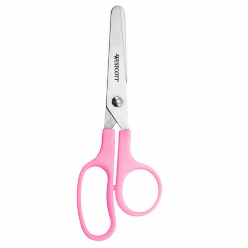 Westcott Soft Handle 5 Scissors, Pointed, Colors Vary, Pack of 12